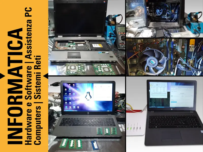 Assistenza PC notebook, netbook, reti e connessioni